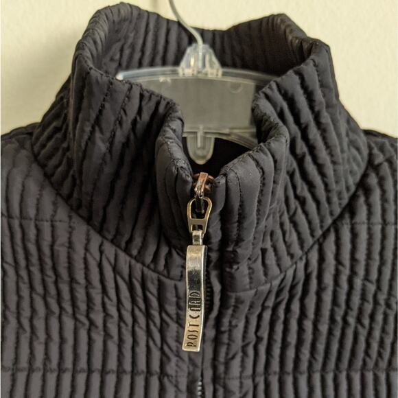 Post Card Textured Insulated Slim FitSki Jacket in Black, 6 - Picture 5 of 16